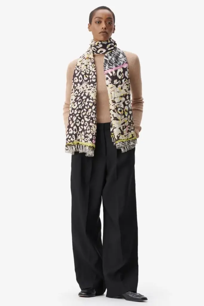 Lala Berlin Scarf Abix modal mix animal patchwork Fabrikpreis