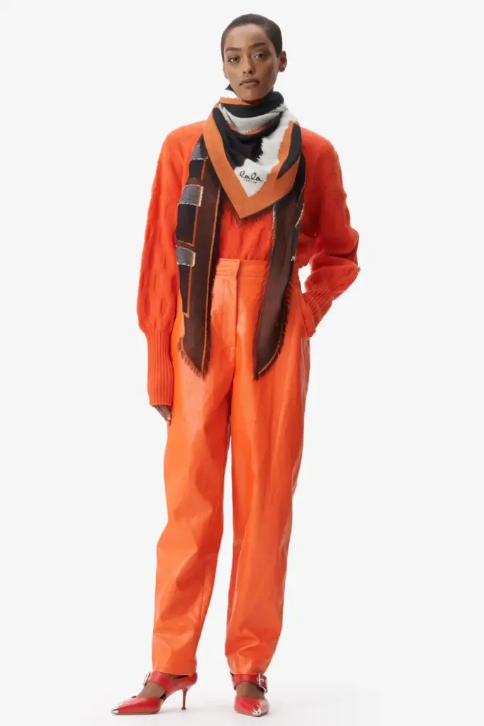 Lala Berlin Triangle Ajen wool mix bold zebra black Cyber Monday