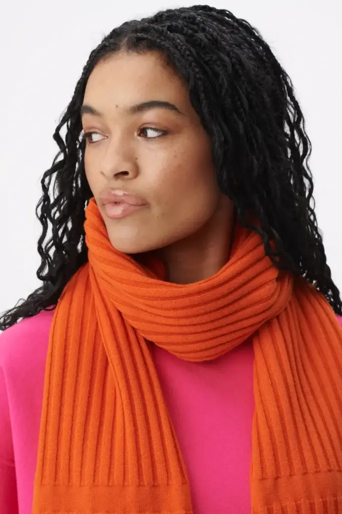 Lala Berlin Scarf Anissa wool mix paprika Weihnachtsangebot