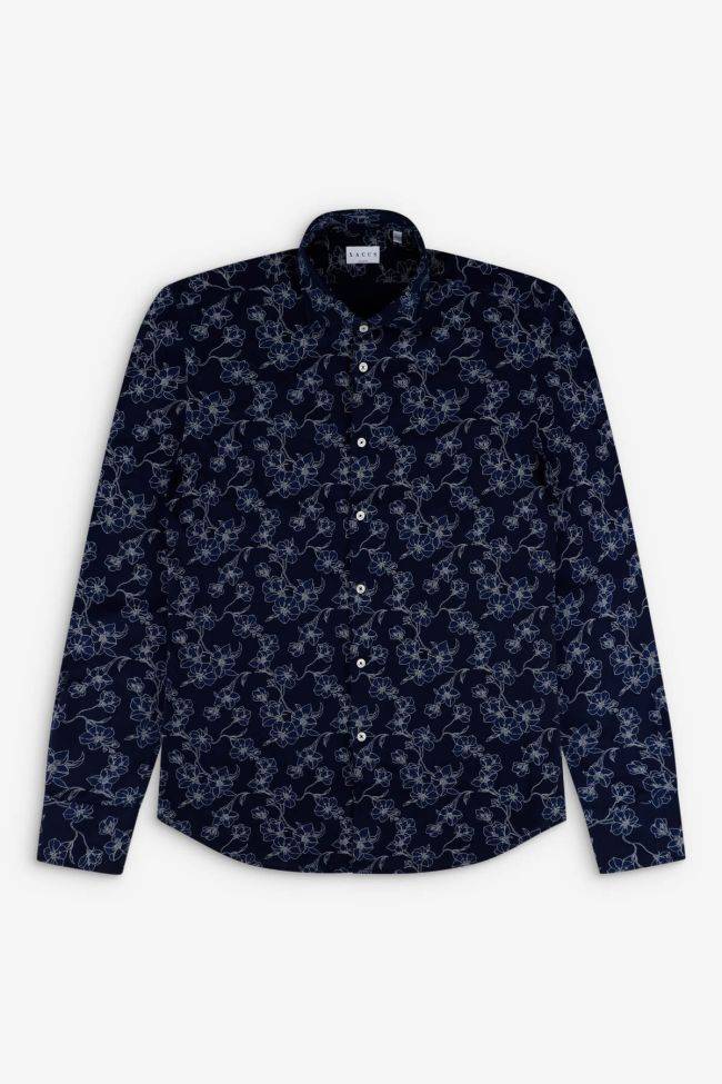 ﻿xacus Hemd Herren Xacus Regular Muster 100% Baumwolle kragen Italienisch Lange Ärmel Zeitbegrenzte Promotion