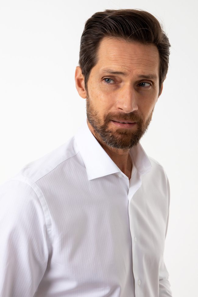 aplomb Hemd Herren Aplomb Slim Einfarbig 100% Baumwolle kragen Französisch Lange Ärmel Sonderangebot der Fabrik