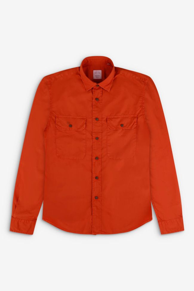 xacus Hemd Herren Xacus Regular Einfarbig 100% Baumwolle kragen Italienisch Lange Ärmel Kostenloser Versand international