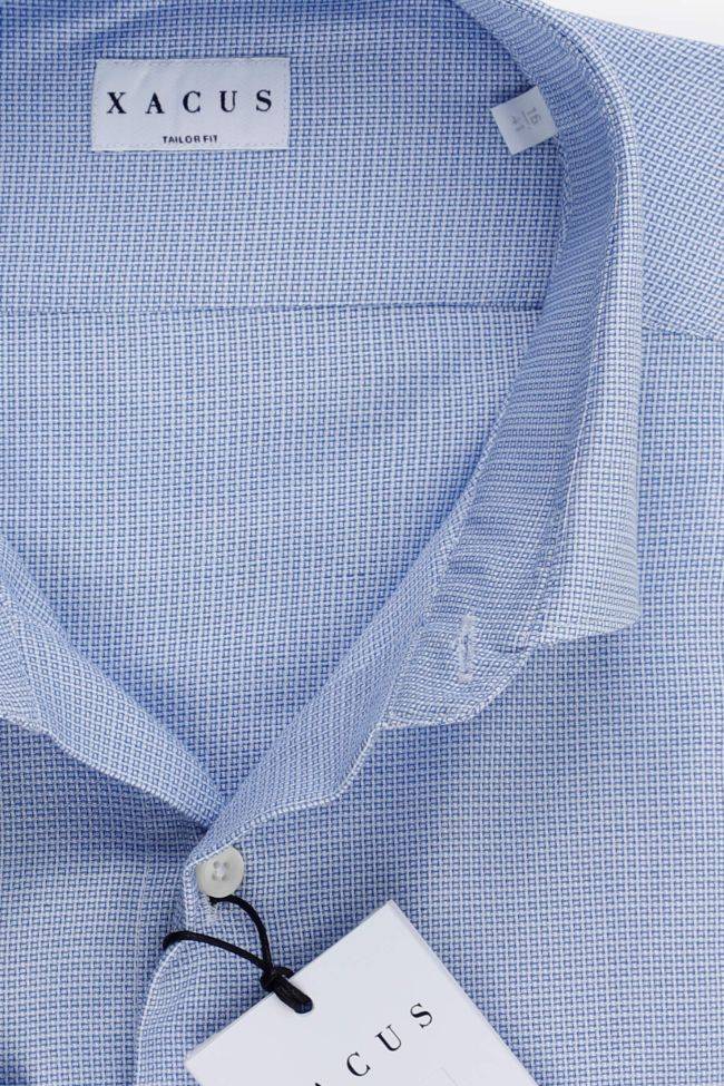xacus Hemd Herren Xacus Regular Halb Unifarben 100% Baumwolle kragen Französisch Lange Ärmel Begrenzt auf 3 Tage