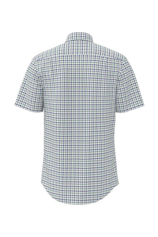 seidensticker Hemd Herren Seidensticker Regular Bügelfreie Karo kragen Button-Down Kurze Ärmel Speichern exportieren