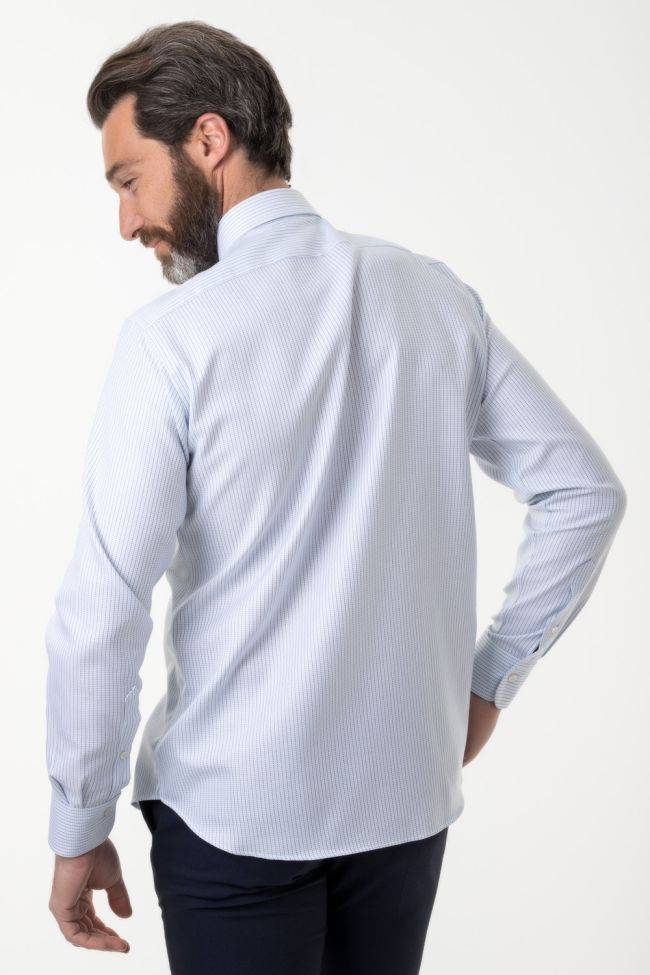 ingram Hemd Herren Ingram Regular Streifen 100% Baumwolle kragen Italienisch Lange Ärmel Black Friday Preise