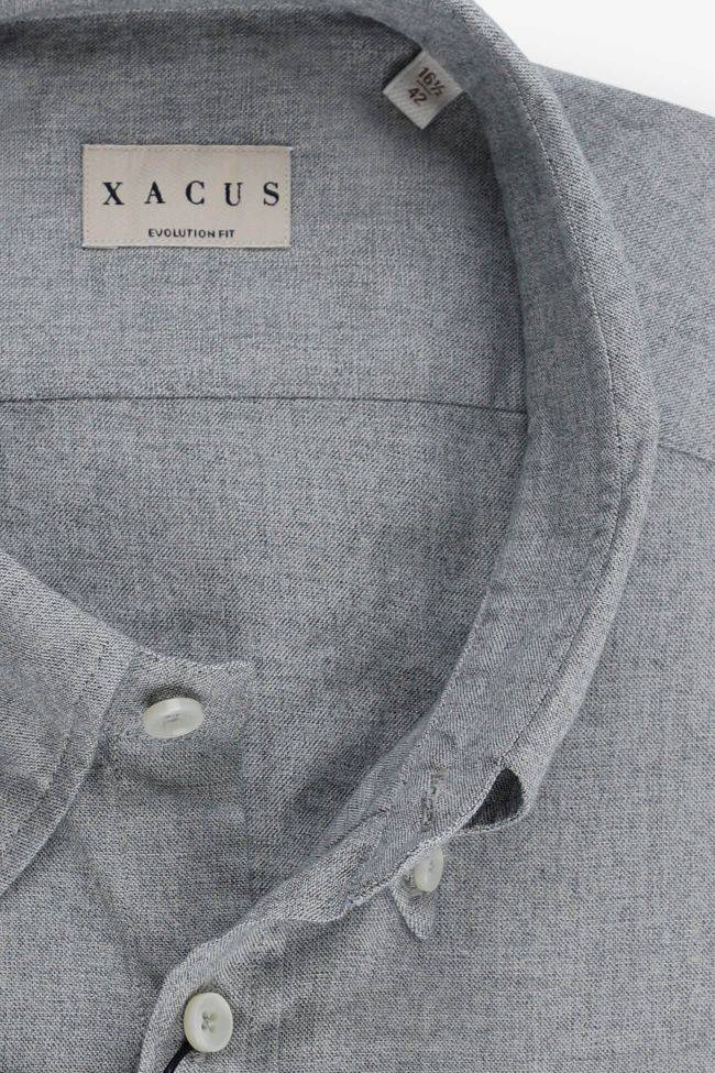 xacus Hemd Herren Xacus Classic Einfarbig 100% Baumwolle kragen Button-Down Lange Ärmel zollfrei