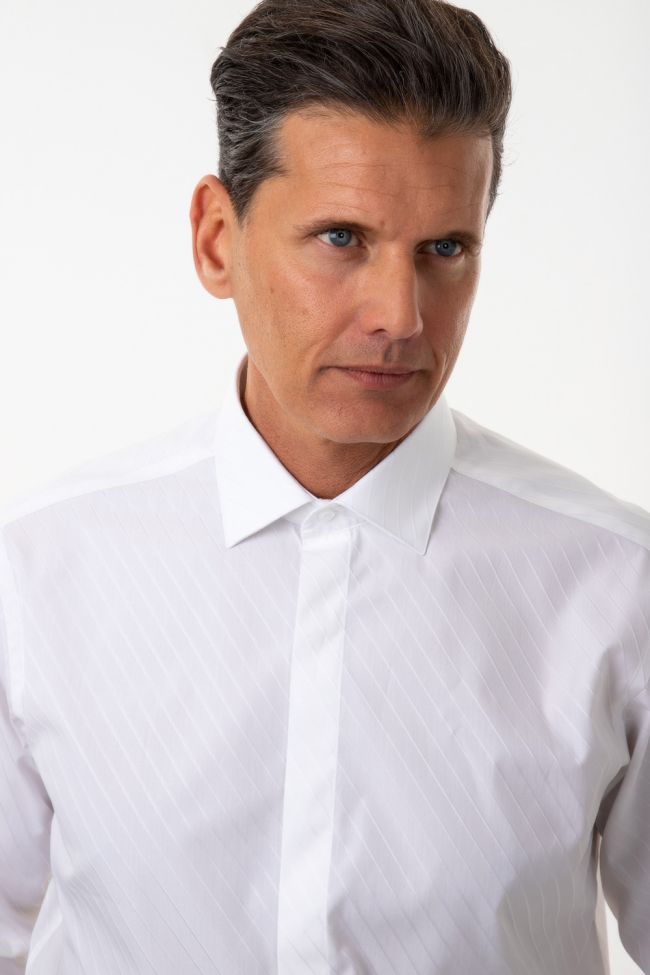 ingram Hemd Herren Ingram Regular Einfarbig 100% Baumwolle kragen Italienisch Lange Ärmel Online