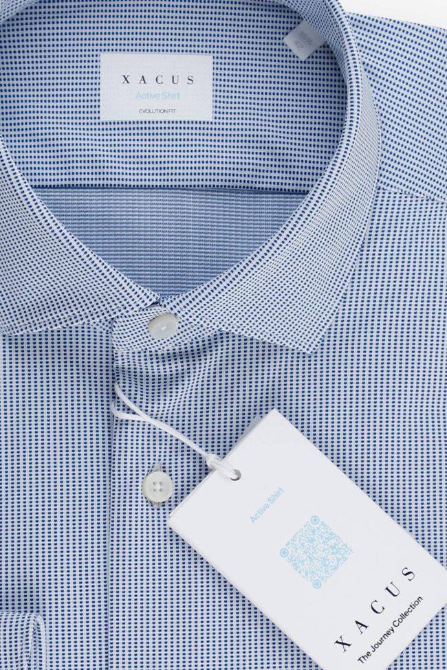 xacus Hemd Herren Xacus Classic Halb Unifarben 83% polyamide 17% elastane kragen Französisch Lange Ärmel Meist gekauft