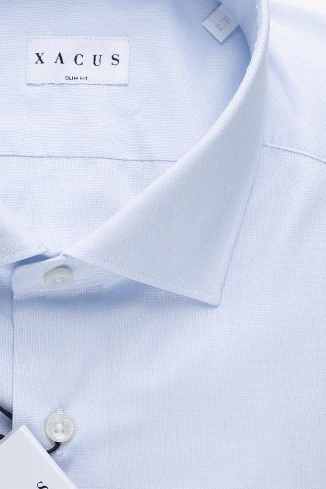 xacus Hemd Herren Xacus Slim Einfarbig 100% Baumwolle kragen Französisch Lange Ärmel Blitzverkäufe