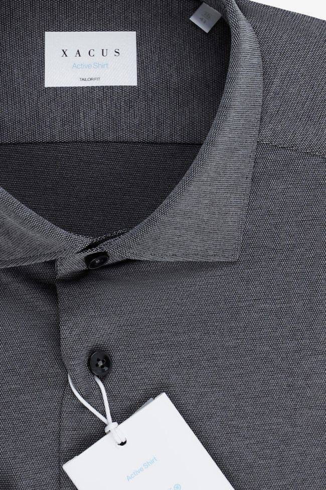 xacus Hemd Herren Xacus Regular Einfarbig 85% poliammide 15% elastam kragen Französisch Lange Ärmel Rabatt
