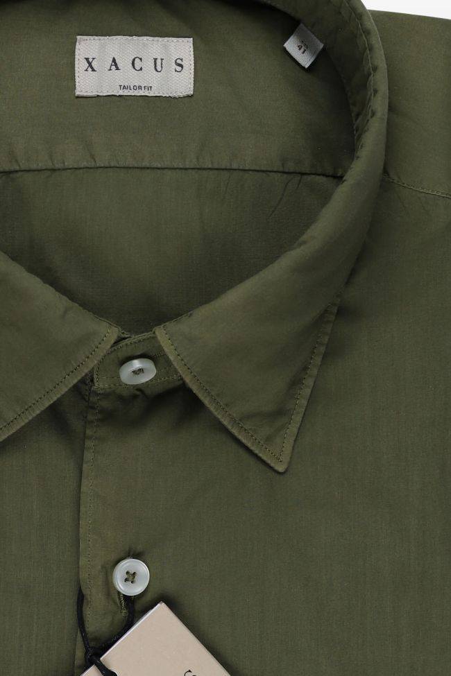 xacus Hemd Herren Xacus Regular Einfarbig 100% Baumwolle gewaschen kragen Italienisch Lange Ärmel Super Sparpreis