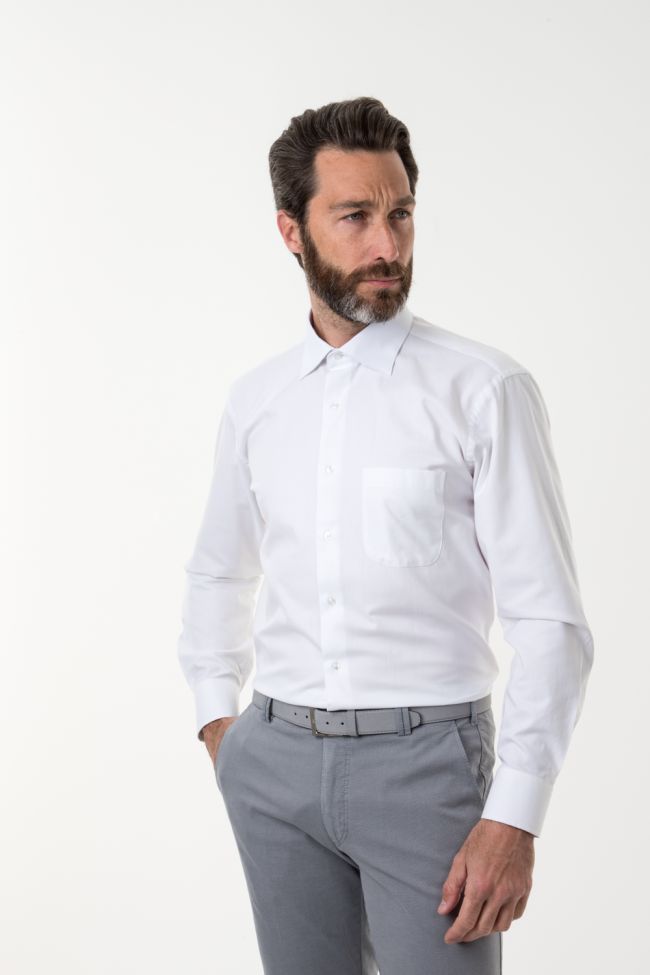 aplomb Hemd Herren Aplomb Classic Einfarbig 100% Baumwolle kragen Französisch Lange Ärmel Letzte 3 Tage