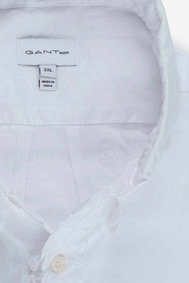 gant Hemd Herren Gant Slim Einfarbig 100% Baumwolle kragen Button-Down Lange Ärmel Bis zu 50% Rabatt