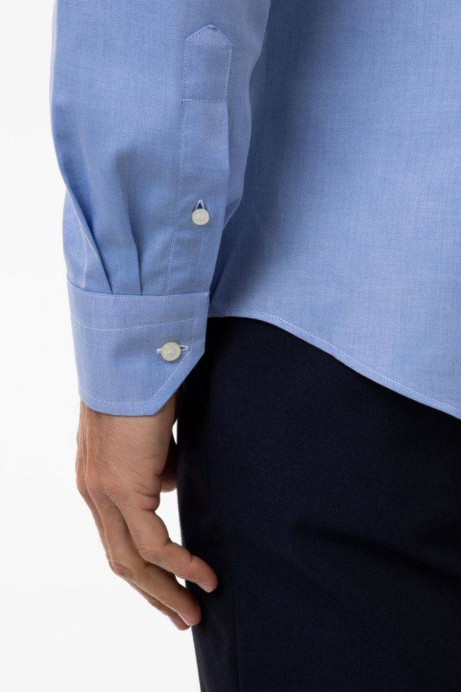 aplomb Hemd Herren Aplomb Regular Einfarbig 100% Baumwolle kragen Button-Down Lange Ärmel Nur noch ein Tag übrig