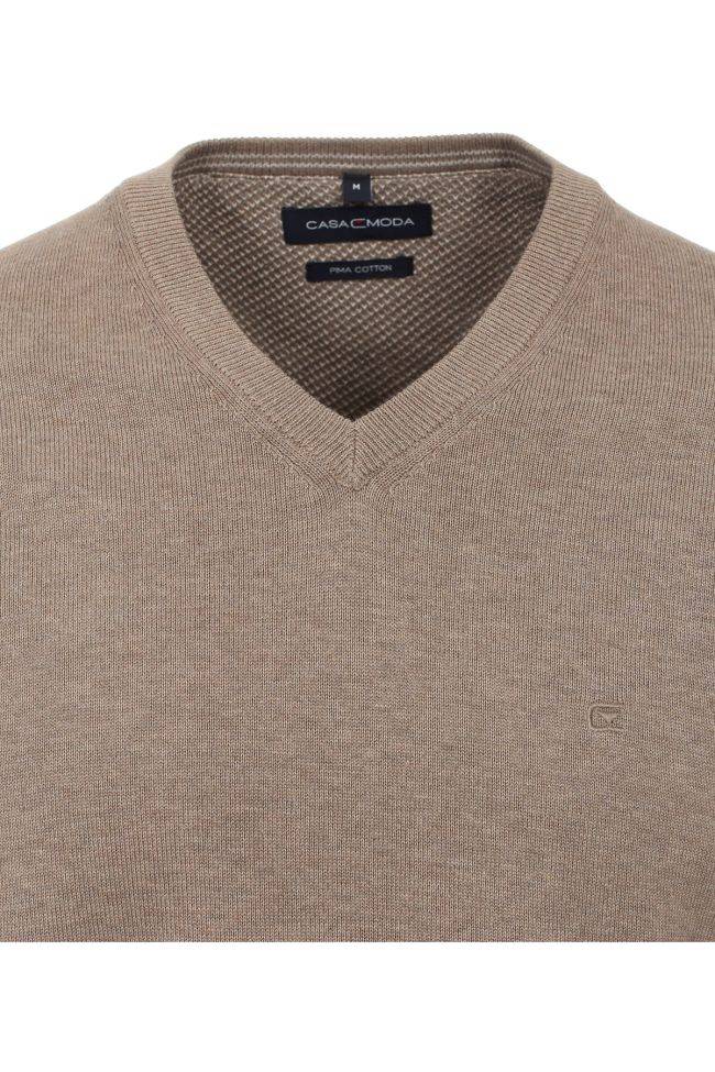 casamoda Strickwaren Herren Casamoda Classic Einfarbig Im Verkauf