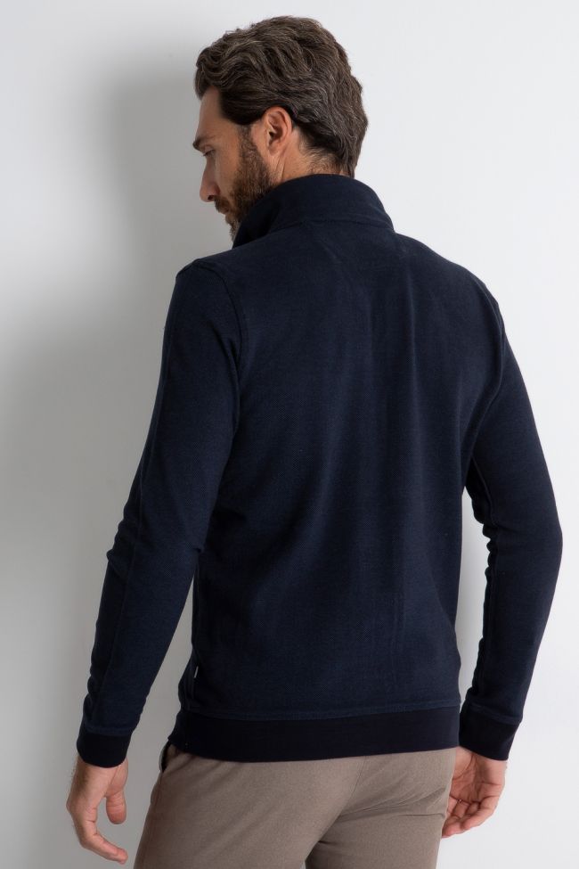 ragman Strickwaren Herren Ragman Reißverschluss Classic Einfarbig 100% winter cotton zollfrei