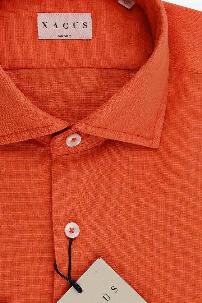 xacus Hemd Herren Xacus Regular Einfarbig 100% Baumwolle gewaschen kragen Französisch Lange Ärmel Hotsell