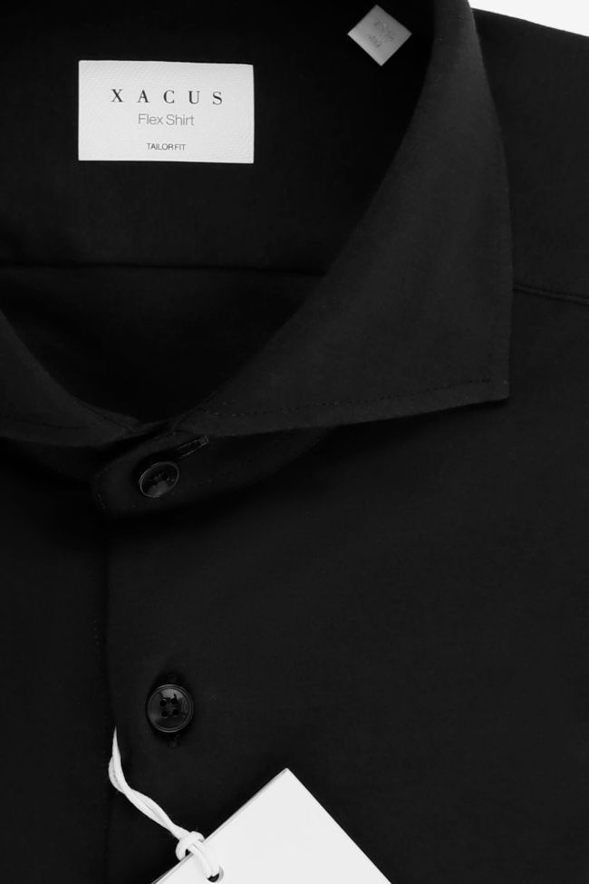 xacus Hemd Herren Xacus Regular Bügelfreie Einfarbig 89% cotton jrs 11% ea kragen Französisch Lange Ärmel Schlussverkauf