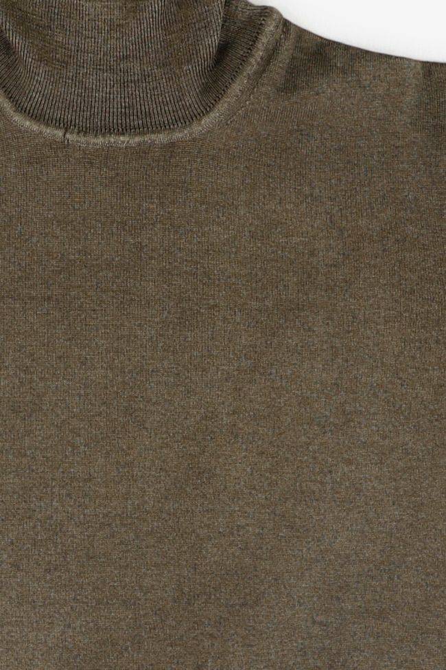 primo emporio Strickwaren Herren Primo Emporio hoher Kragen Slim Einfarbig 100% Wolle Cyber Monday