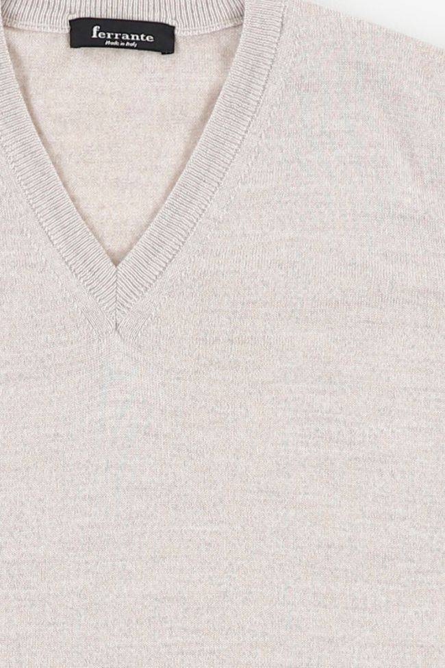 ferrante Strickwaren Herren Ferrante Polokragen Regular Einfarbig 100% Merinowolle Extrafine Bestseller