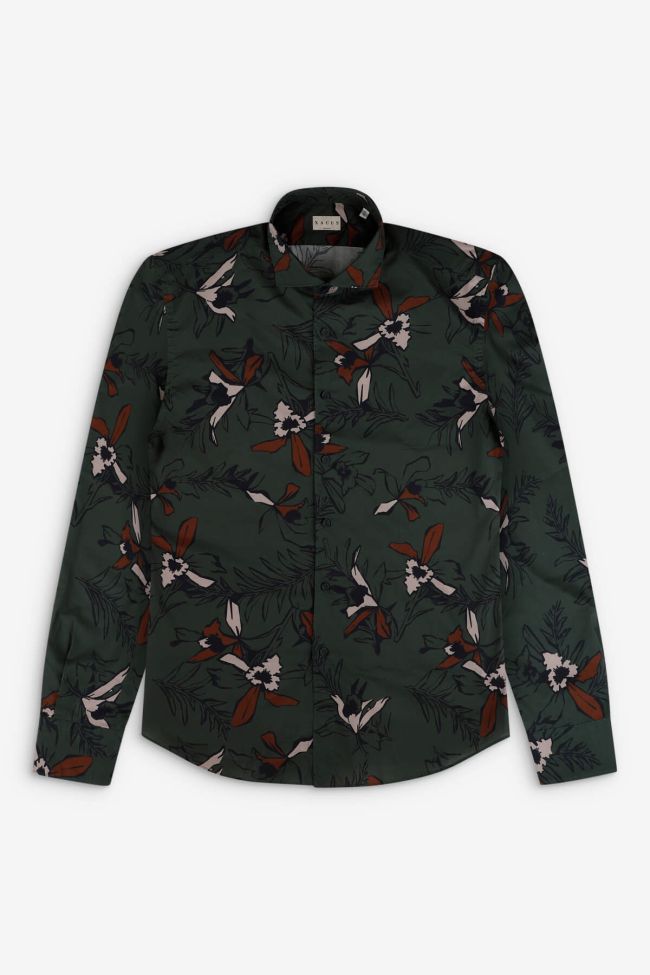 xacus Hemd Herren Xacus Regular Muster 100% Baumwolle gewaschen kragen Französisch Lange Ärmel Letzte 2 Tage