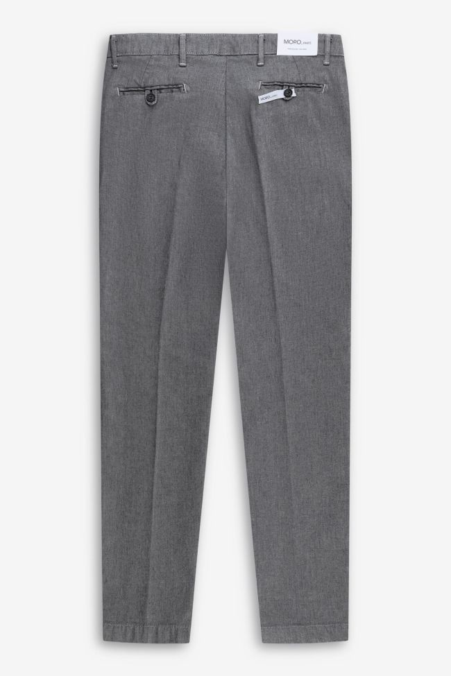 moro Hose Herren Moro Chinos Slim Einfarbig 98% cotton 2% ea Nur noch ein Tag übrig