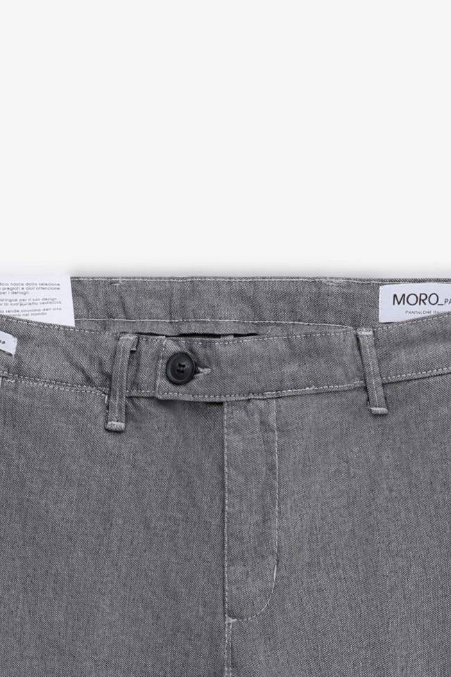 moro Hose Herren Moro Chinos Slim Einfarbig 98% cotton 2% ea Nur noch ein Tag übrig