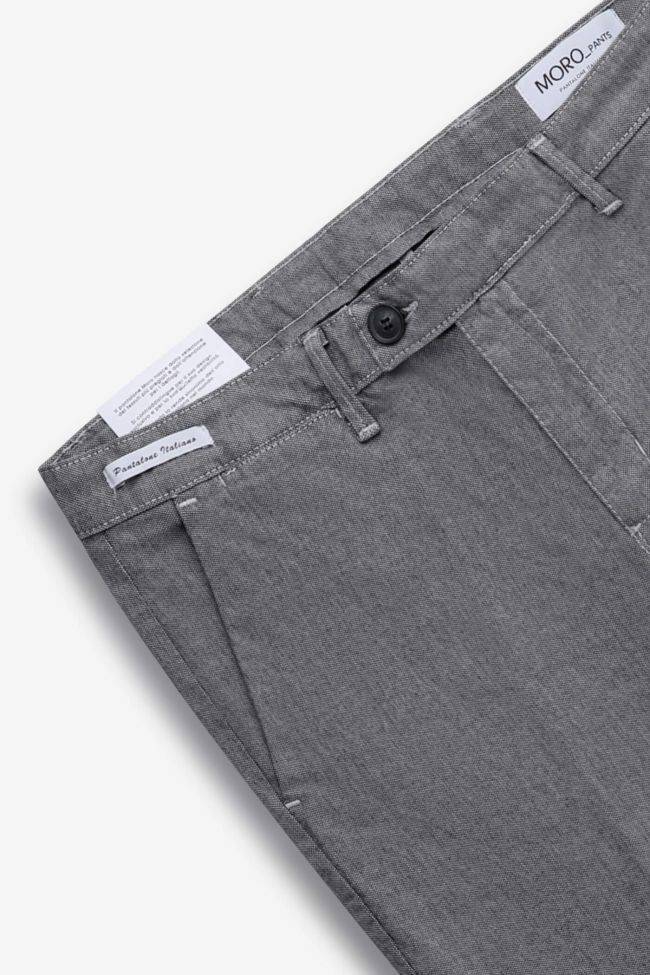 moro Hose Herren Moro Chinos Slim Einfarbig 98% cotton 2% ea Nur noch ein Tag übrig