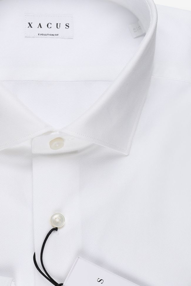 xacus Hemd Herren Xacus Classic Einfarbig 100% Baumwolle kragen Französisch Lange Ärmel Begrenzt auf 3 Tage