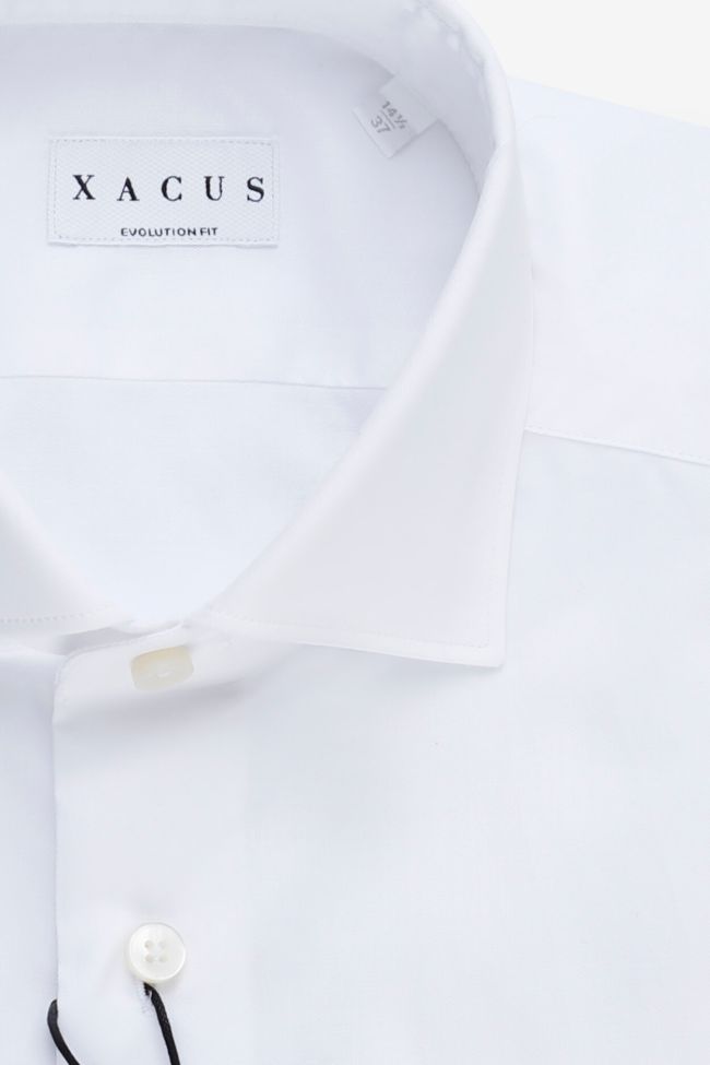 xacus Hemd Herren Xacus Classic Einfarbig 100% Baumwolle kragen Französisch Lange Ärmel Black Friday Preise