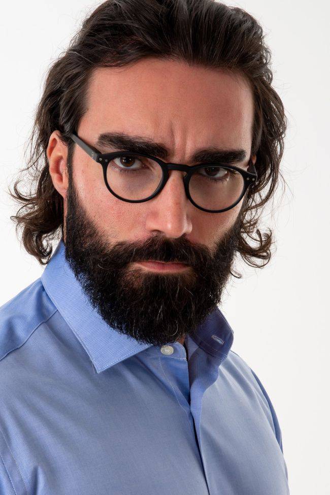 aplomb Hemd Herren Aplomb Slim Einfarbig 100% Baumwolle kragen Französisch Lange Ärmel Rabatte dieses Monats