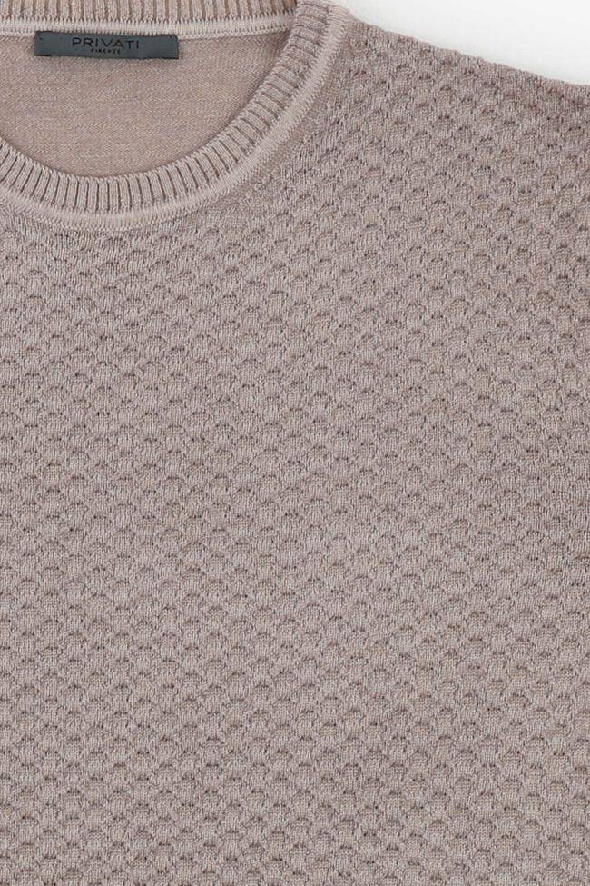 privati firenze Strickwaren Herren Privati Firenze Rundhalsausschnitt Slim Halb Unifarben 100% Merinowolle Fabrikpreis