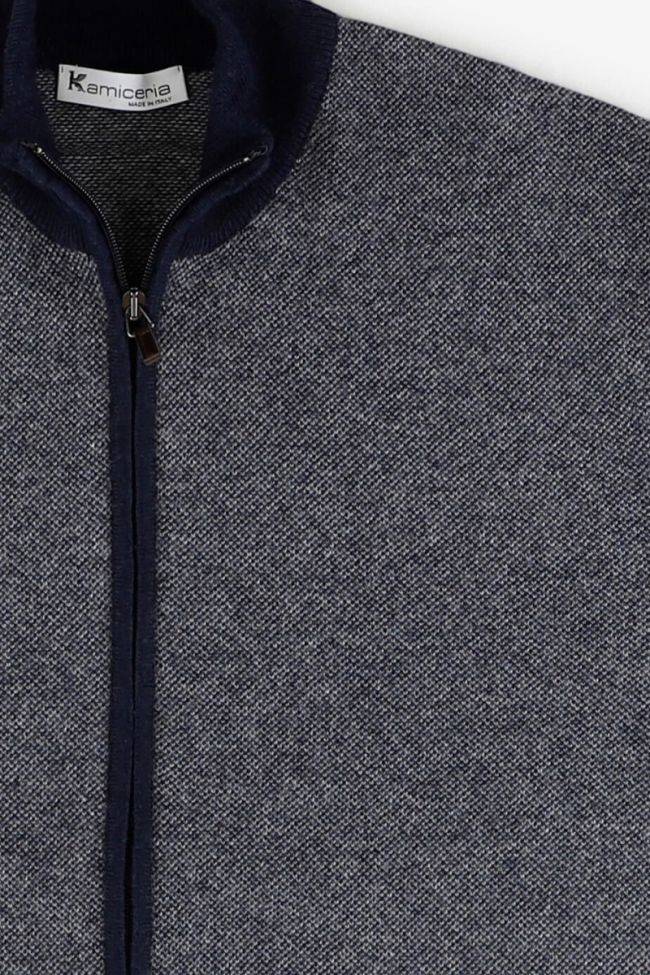 kamiceria Strickwaren Herren Kamiceria Reißverschluss Slim Halb Unifarben 40% wool 25% vi 25% pa 10% cashmere Neueste Mode