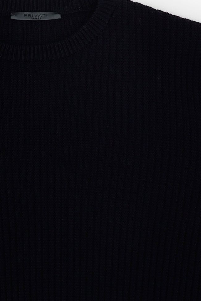 privati firenze Strickwaren Herren Privati Firenze Rundhalsausschnitt Slim Halb Unifarben 50% Merinowolle 50% Nylon Große Rabatte