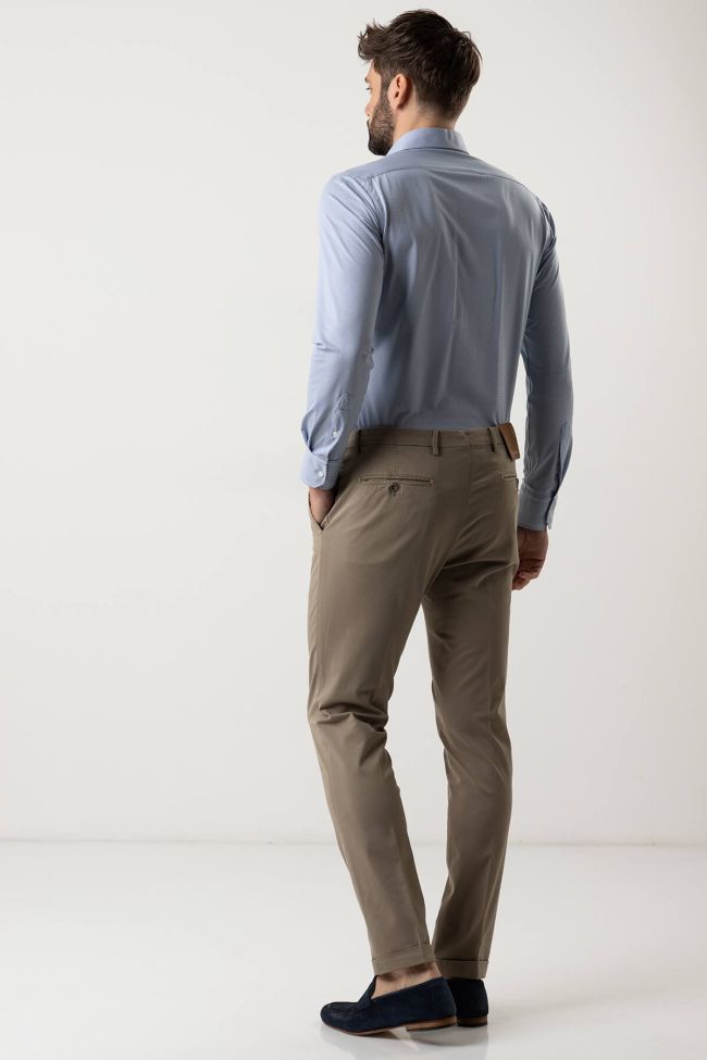 b-settecento Hose Herren B-Settecento Chinos Slim Einfarbig 97% Baumwolle 3% elastan Günstiger Verkauf