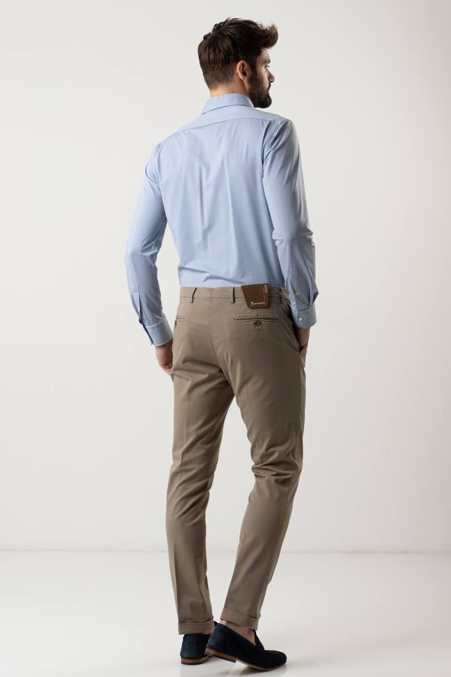 b-settecento Hose Herren B-Settecento Chinos Slim Einfarbig 97% Baumwolle 3% elastan Günstiger Verkauf