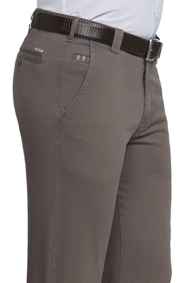 meyer Hose Herren Meyer Chinos Slim Einfarbig Sonderangebot