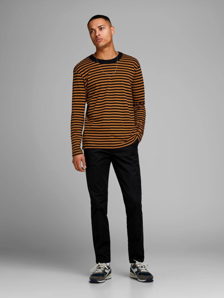 jack & jones Hose Herren Jack & Jones Chinos Regular Einfarbig Günstig kaufen