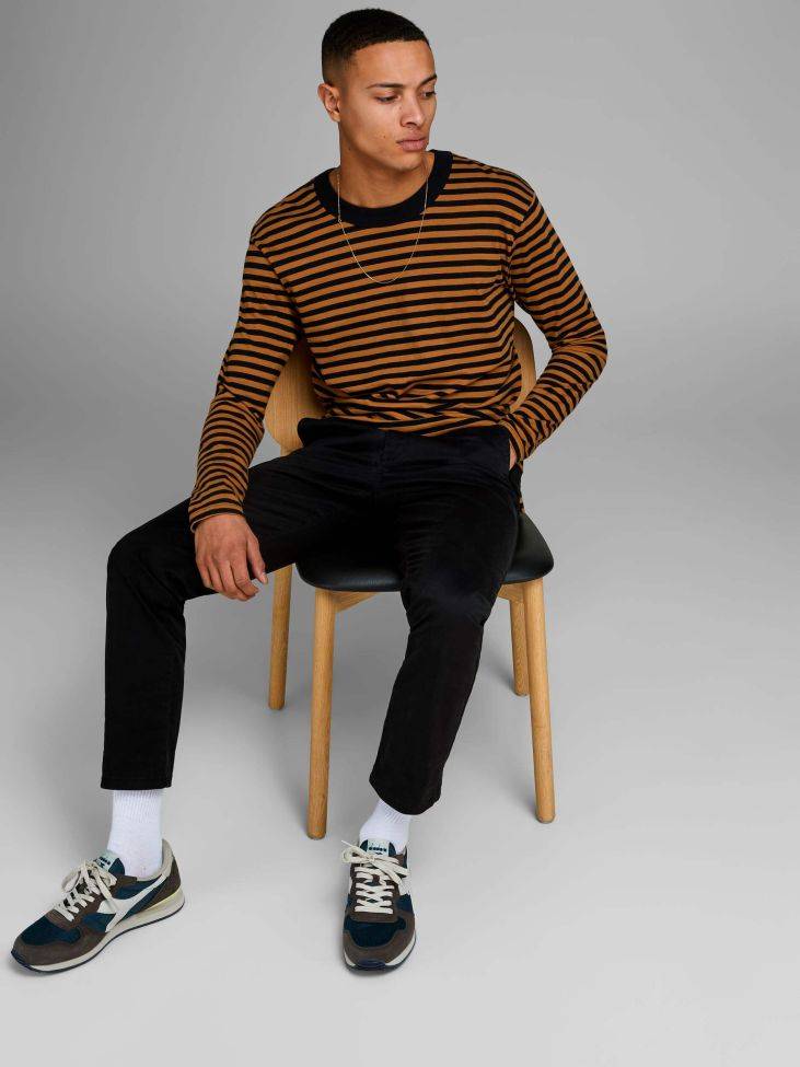 jack & jones Hose Herren Jack & Jones Chinos Regular Einfarbig Günstig kaufen