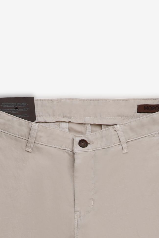 moro Hose Herren Moro Chinos Slim Einfarbig 66% polyester 34%linen Flash Sale