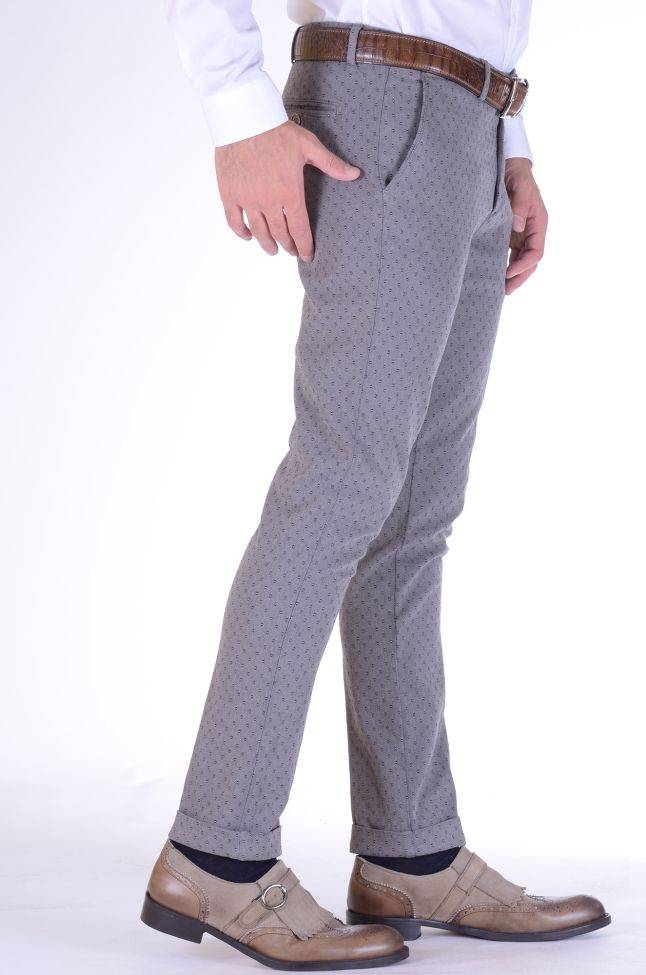 b-settecento Hose Herren B-Settecento Chinos Slim Halb Unifarben 97% Baumwolle 3% elastan Heißer Verkauf