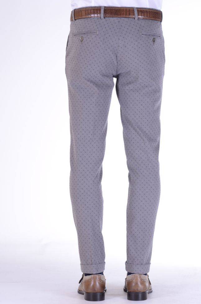 b-settecento Hose Herren B-Settecento Chinos Slim Halb Unifarben 97% Baumwolle 3% elastan Heißer Verkauf