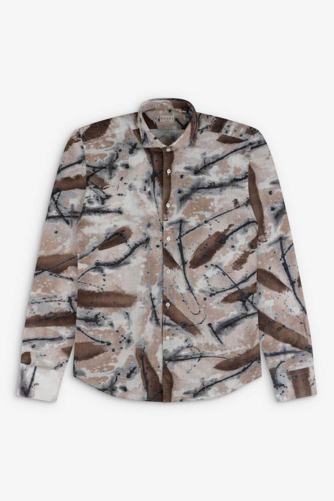 xacus Hemd Herren Xacus Regular Muster 100% Baumwolle gewaschen kragen Italienisch Lange Ärmel Tiefpreis