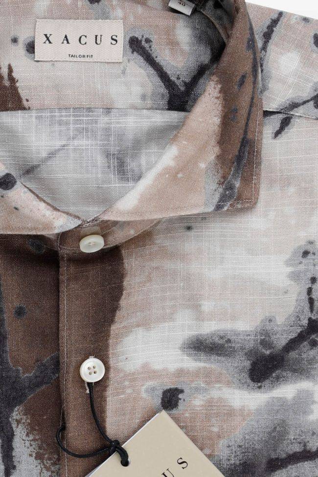 xacus Hemd Herren Xacus Regular Muster 100% Baumwolle gewaschen kragen Italienisch Lange Ärmel Tiefpreis