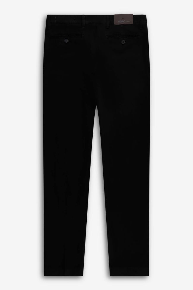 moro Hose Herren Moro Chinos Slim Einfarbig 66% polyester 34%linen Letzter Tag