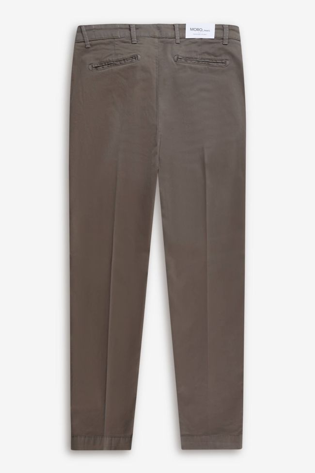 moro Hose Herren Moro Chinos Slim Einfarbig 98% cotton 2% ea Nur für heute