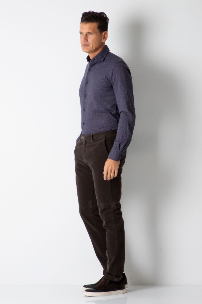 b-settecento Hose Herren B-Settecento Chinos Slim Halb Unifarben 97% Baumwolle 3% elastan Nur noch ein Tag übrig