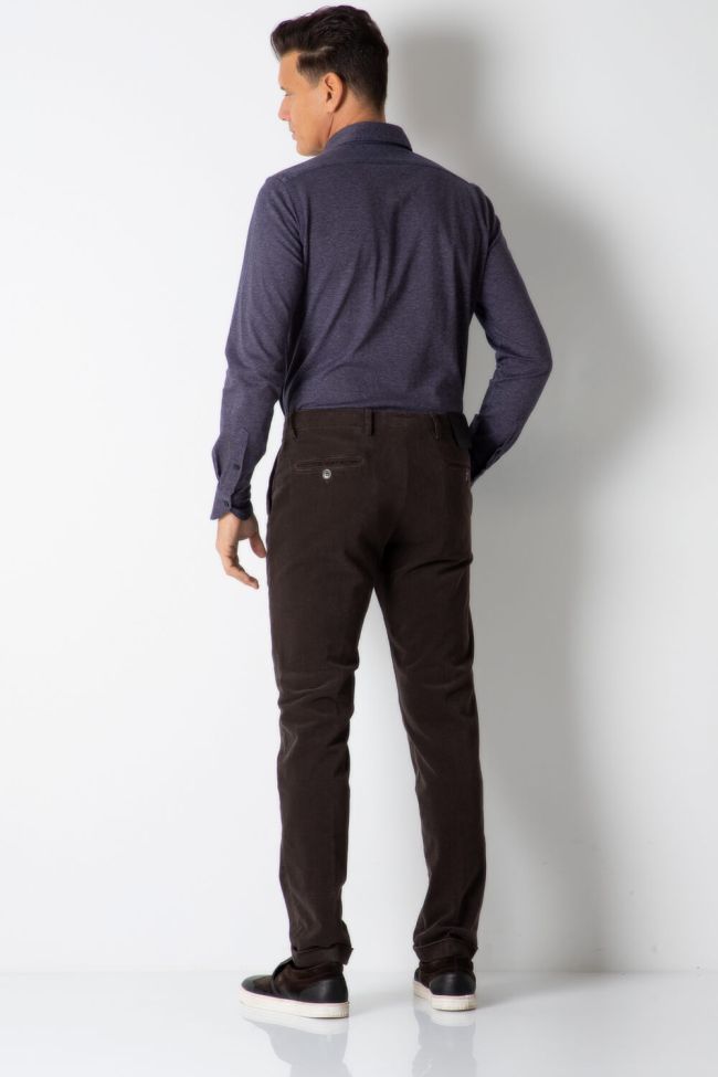 b-settecento Hose Herren B-Settecento Chinos Slim Halb Unifarben 97% Baumwolle 3% elastan Nur noch ein Tag übrig