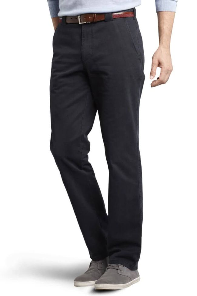 meyer Hose Herren Meyer Chinos Slim Einfarbig