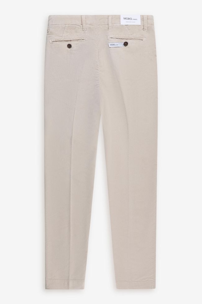 moro Hose Herren Moro Chinos Slim Einfarbig 98% cotton 2% ea Rabatt